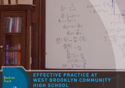 Drawing on Success: Effective Practices at West Brooklyn Community High School