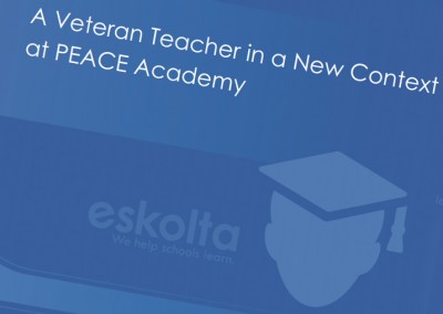 Case Study: A Veteran Teacher in a New Context at PEACE Academy